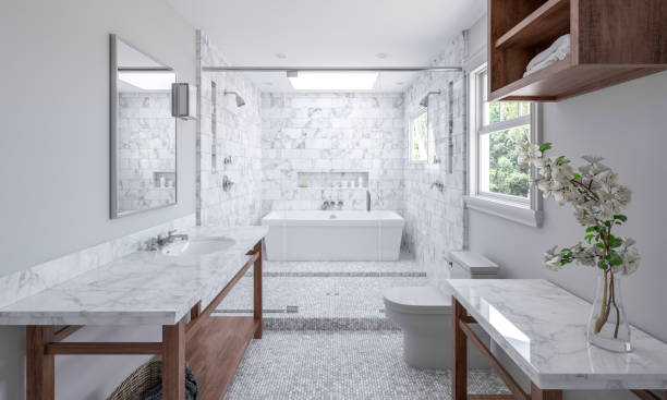 Shower room lavish interior | Cherry City Interiors