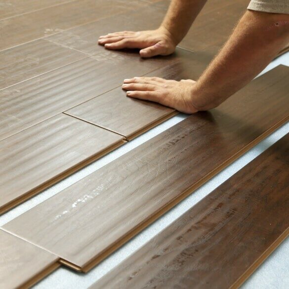 Laminate installation | Cherry City Interiors