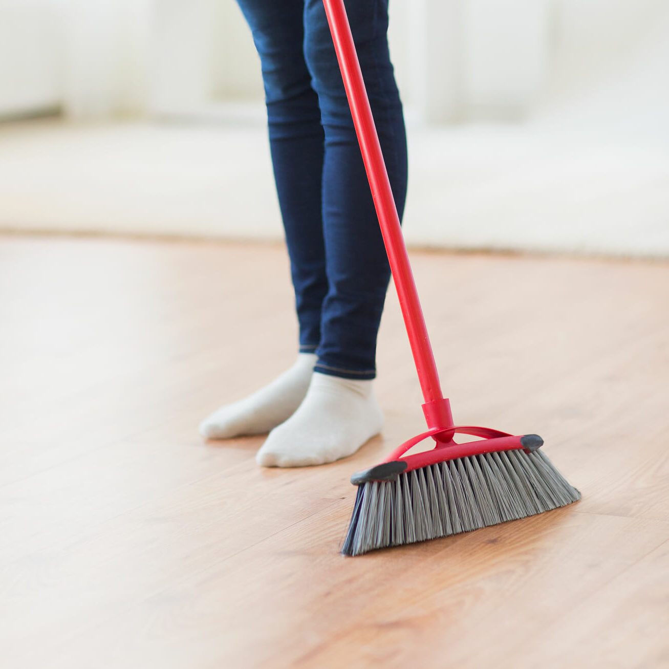 Sweeping laminate flooring | Cherry City Interiors